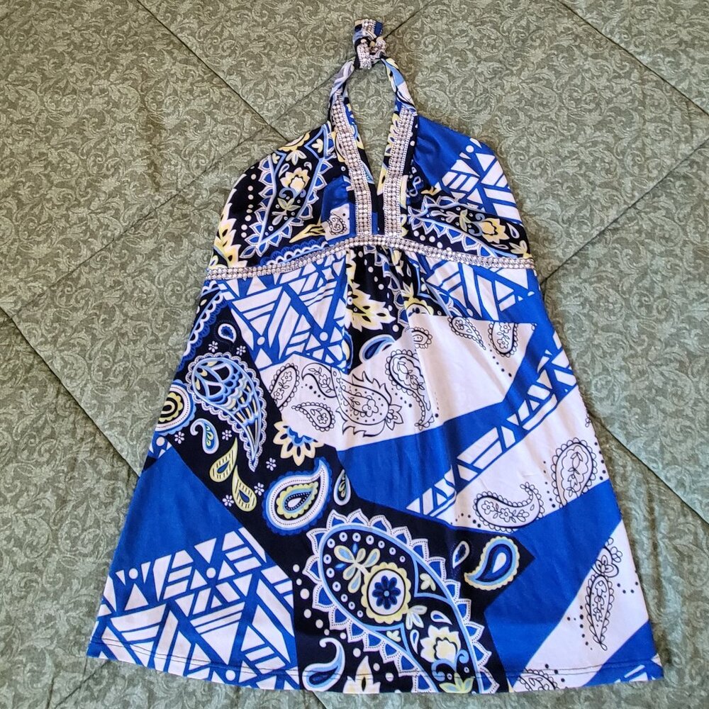 International Concepts, Sleeveless top and low cut back, Size Small/Petite